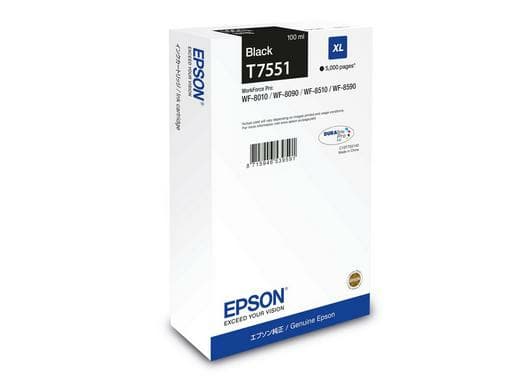 Epson C13T75514N cartouche d'encre 1 pièce(s) Original Rendement élevé (XL) Noir