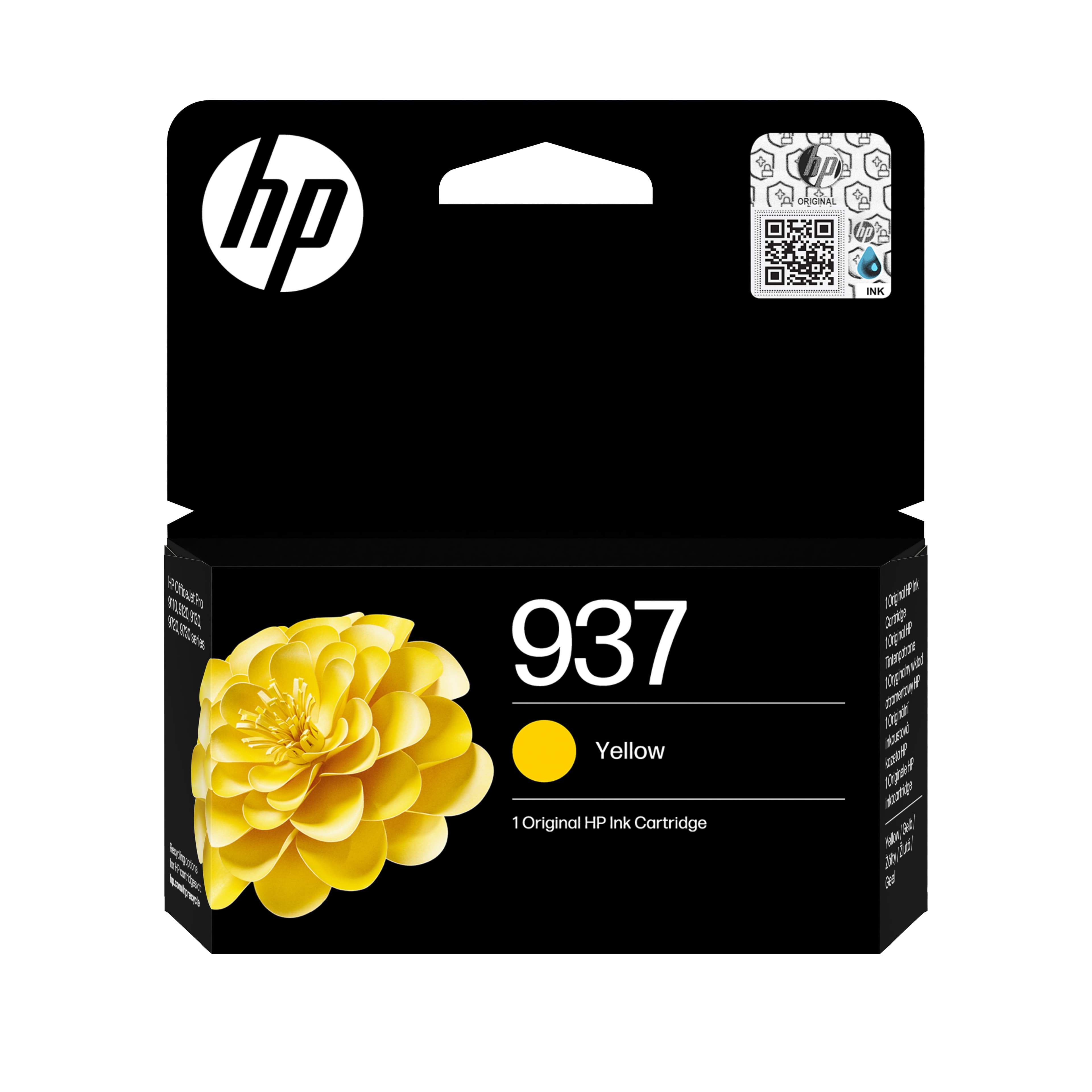 HP 937 Cartouche Encre Authentique Jaune