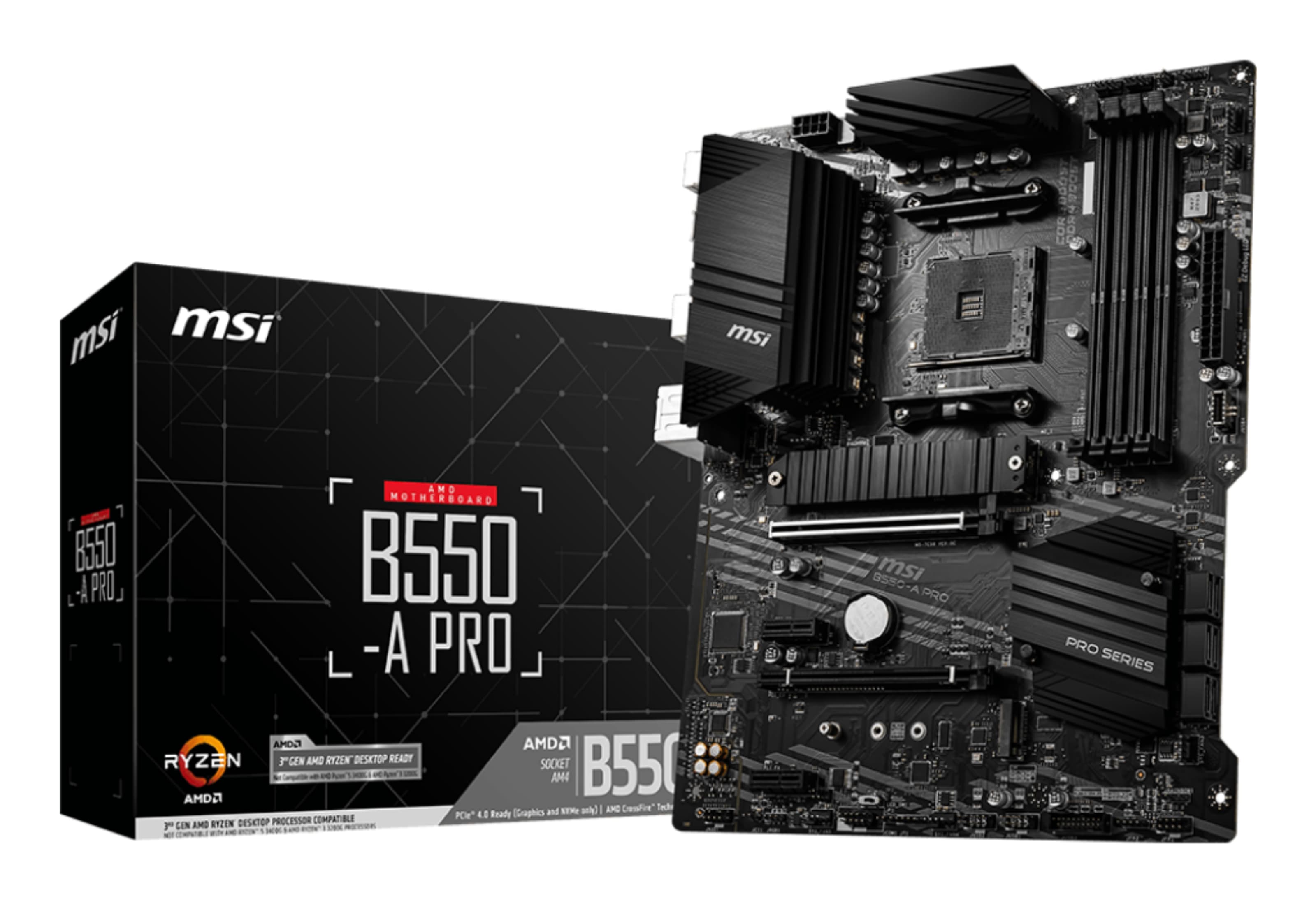 MSI B550-A PRO carte mère AMD B550 Emplacement AM4 ATX