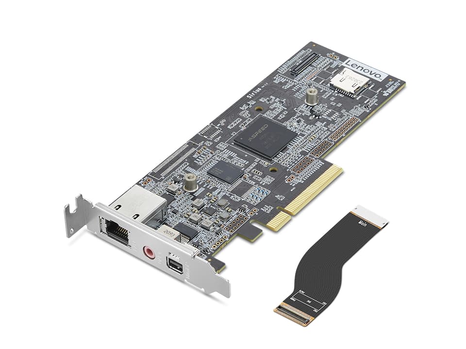 Lenovo 4XH1Q40654 carte et adaptateur d'interfaces Interne Mini DisplayPort, RJ-45