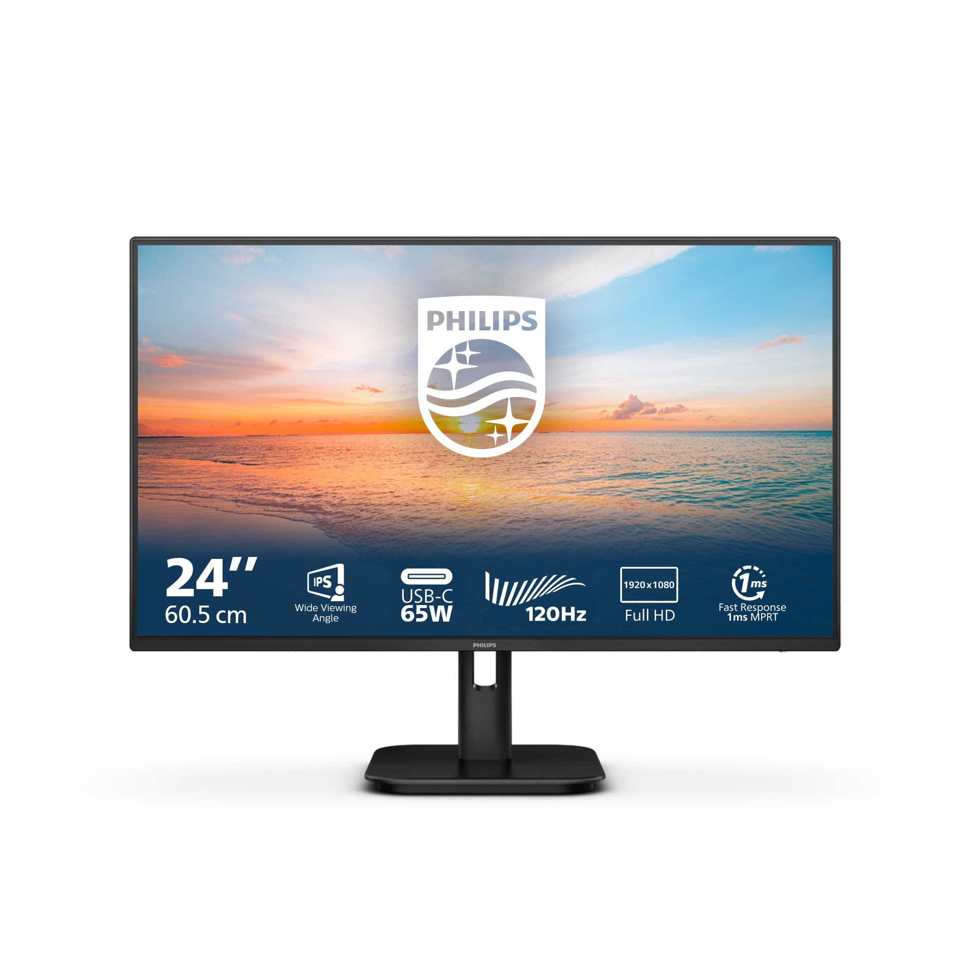 Philips 1000 series 24E1N1300A/00 écran plat de PC 60,5 cm (23.8") 1920 x 1080 pixels Full HD LCD Noir