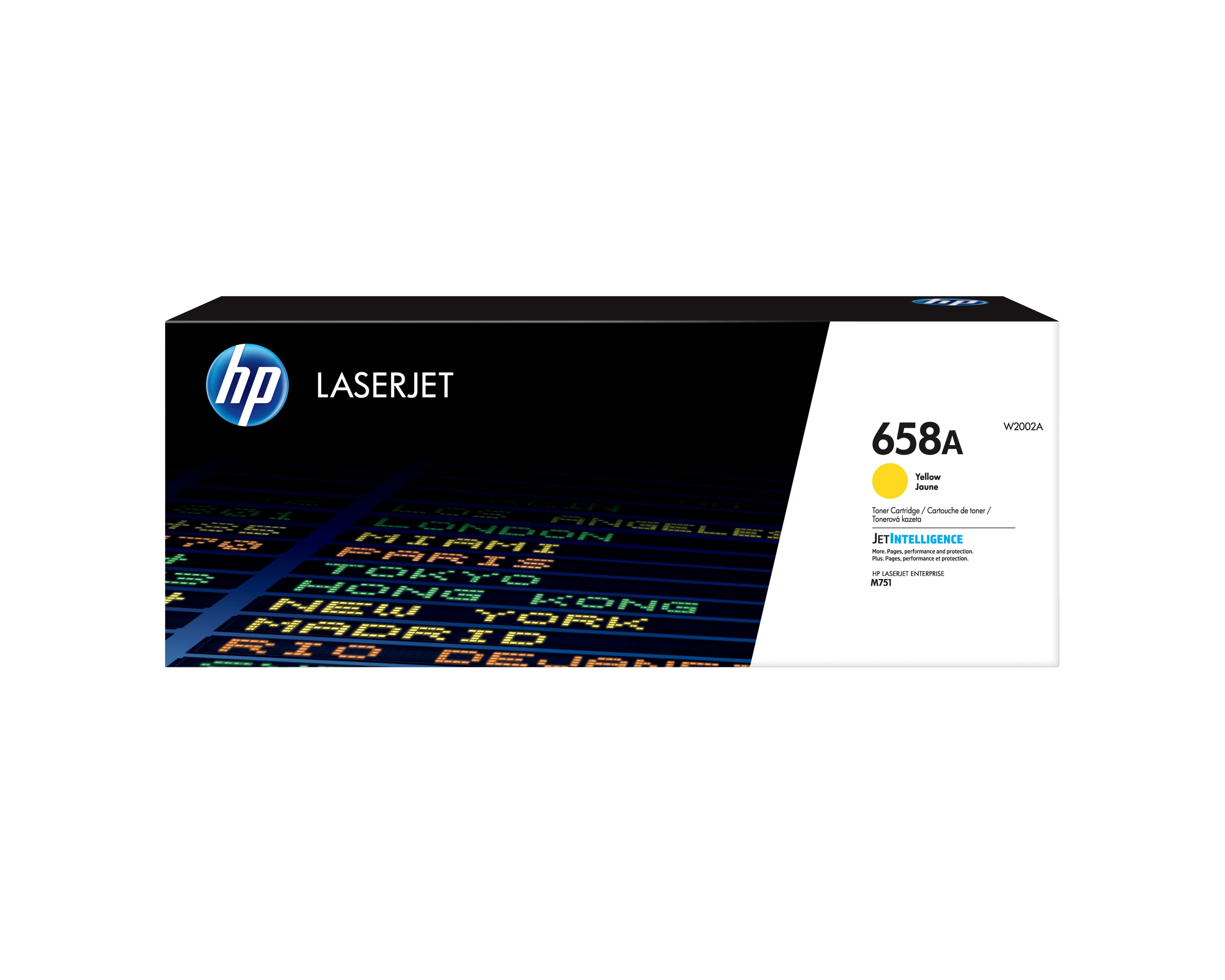 HP Toner jaune LaserJet 658A authentique