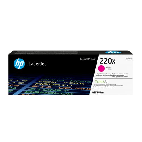 HP Toner LaserJet magenta authentique 220X