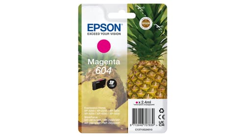 Epson 604 cartouche d'encre 1 pièce(s) Compatible Rendement standard Magenta