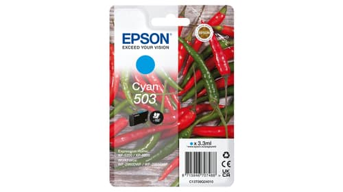 Epson 503 cartouche d'encre 1 pièce(s) Original Rendement standard Bleu