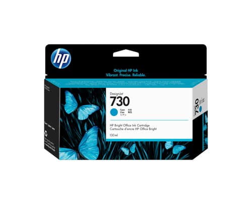 HP Cartouche d’encre 730 DesignJet cyan, 130 ml
