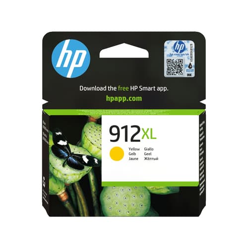 HP 912XL Cartouche d'encre jaune authentique, grande capacité