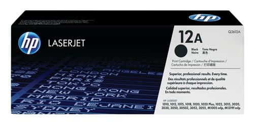 HP 12A toner LaserJet noir authentique