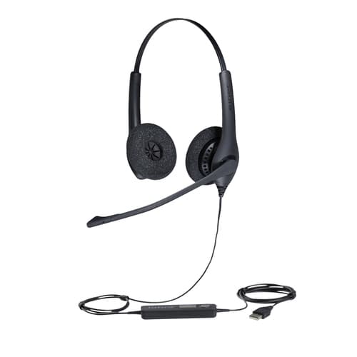 Jabra Biz 1500 Casque Avec fil Arceau Bureau/Centre d'appels USB Type-A Bluetooth Noir
