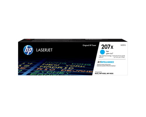 HP Toner cyan LaserJet 207X authentique grande capacité