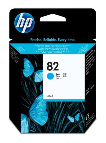 HP DesignJet 82 cartouche d'encre cyan, 69 ml