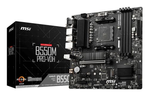 MSI B550M PRO-VDH carte mère AMD B550 Emplacement AM4 micro ATX
