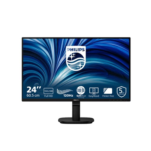 Philips 2000 series 24B2N2200/00 écran plat de PC 60,5 cm (23.8") 1920 x 1080 pixels Full HD LCD Noir