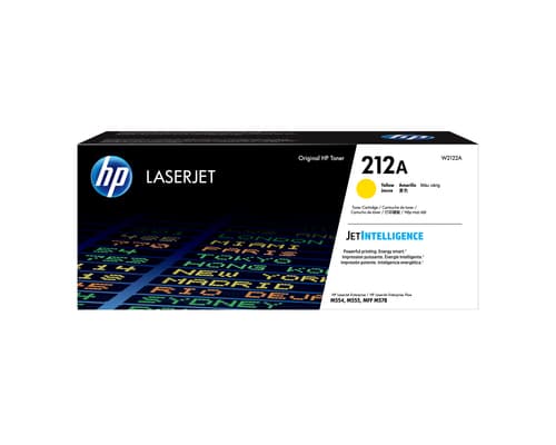 HP Cartouche de toner jaune 212A LaserJet authentique