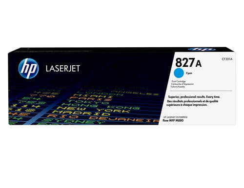 HP 827A toner LaserJet cyan authentique