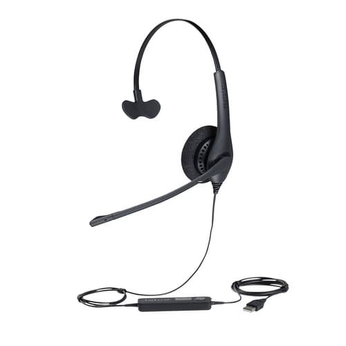 Jabra Biz 1500 Casque Avec fil Arceau Bureau/Centre d'appels Bluetooth Noir