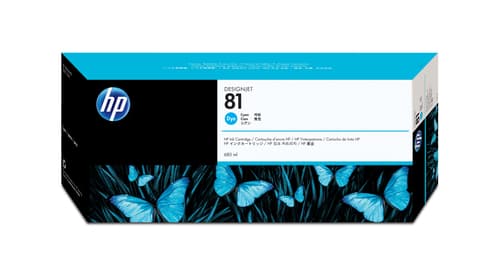 HP 81 cartouche d'encre cyan 680 ml