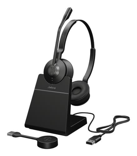 Jabra Engage 55 SE Casque Sans fil Arceau Bureau/Centre d'appels Noir